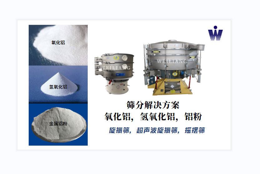 氧化鋁、氫氧化鋁、金屬鋁粉篩分案例